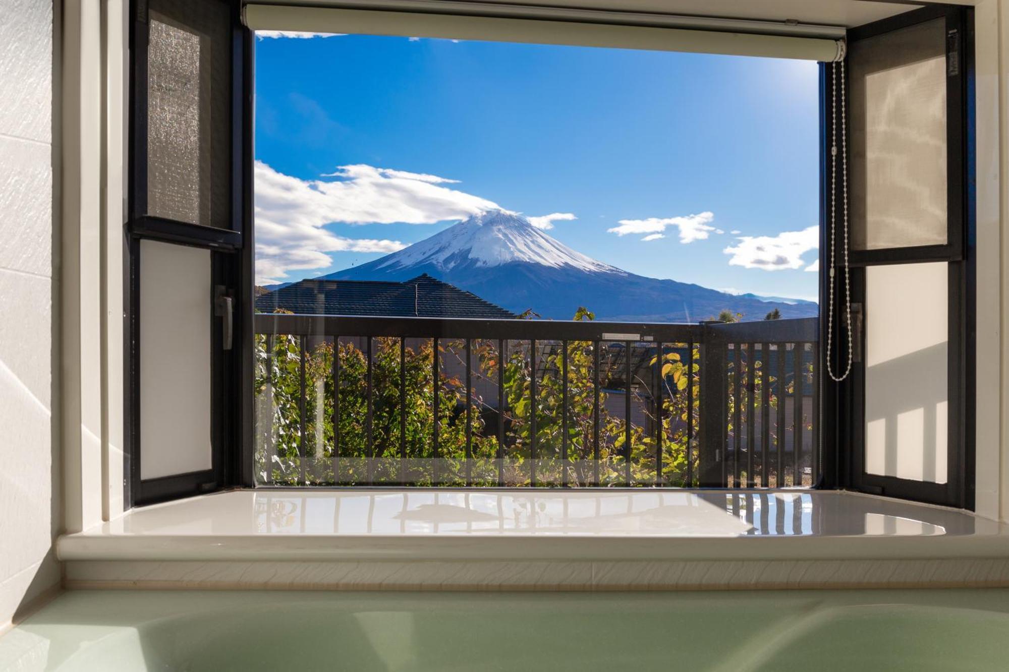 View Of Mt Fuji Free Transportation Bicycle Rental Ok 富士山眺望 Fujikawaguchiko Eksteriør bilde